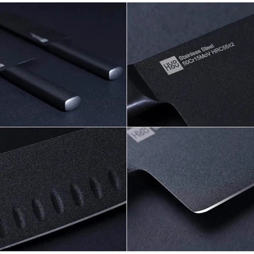 Набір кухонних ножів Xiaomi HuoHou Kitchen Knife Set 5 ін. (HU0076) фото 8