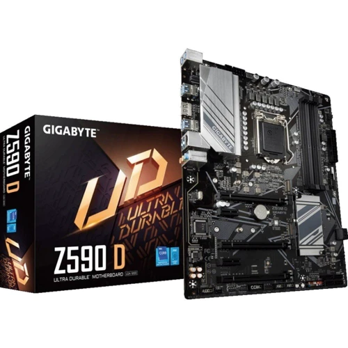 Gigabyte Z590 D: Оперативная память 4xDDR4 5333 МГц, до 128 ГБ