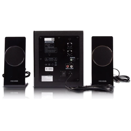 Акустическая система Microlab M-660 Black: Выходная мощность колонок 32 Вт