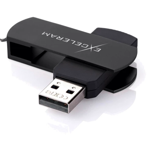 USB-флешка eXceleram 32GB P2 Series USB 2.0 Black (EXP2U2BB32): Стандарт USB USB 2.0