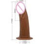 Мужской страпон LYBAILE Pretty Love - Harness Вriefs Starks Universal Strap-On Harness 6,9'' Vibration (BW-022096Z)