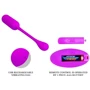 Виброяйцо Pretty Love Lechies Wireless Egg Purple