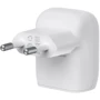 Зарядний пристрій Belkin Wall Charger Home USB-C 20W PD White (WCA006VFWH): Особливості Быстрая зарядка, Power Delivery (PD), USB-C