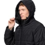 Куртка Jack Wolfskin North York Jacket 1206381-6000 48 черная зимная с капюшоном: Фасон Стеганый