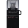 USB-флешка Kingston 128GB DataTraveler MicroDuo USB 3.2/microUSB Black/Silver (DTDUO3G2/128GB)