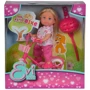 Кукла Simba Toys Steffi & Evi Love Эви на розовом велосипеде (5731715-1): Высота, см 12