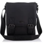 Чоловіча сумка через плече Giorgio Ferretti чорна (SHIGF1820-black): Фактура Матовая, Зернистая
