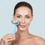 Електронний ролер для обличчя та тіла з мікроголками GESKE MicroNeedle Face&Body Roller 8в1 turquoise фото 6