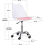 Дитяче крісло Evo-Kids Capri White/Pink 2 шт. (H-231 W/PN-Х2): Вік дитини От 5-ти лет