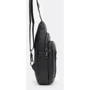 Мужская сумка-слинг Borsa Leather черная (K1328b-black): Тип Сумки