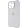 Чехол для iPhone Mobile Case Silicone Case Full Camera Protective White for iPhone 15 Pro Max: Материалы Силикон