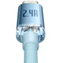 Кабель Baseus USB Cable to Lightning Crystal Shine Series 2.4A 2m Sky Blue (CAJY001203) фото 3