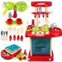 Детская кухня Kitchen Set 008-58A в чемоданчике со светом и звуком