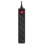 Сетевой фильтр REAL-EL RS-Protect M 5m, black (EL122300030): Количество розеток, шт 5