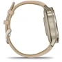 Смарт-годинник Garmin Venu 4 41mm Lunar Gold with Bone Silicone Band and Light Sand Leather Band (010-03013-03)