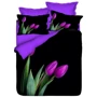 Комплект постільної білизни LightHouse Ranforce+3D Royal Tulip євро фіолетовий (162OZ_2,0)