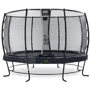 Батут EXIT Elegant Premium 366 cm black с сеткой безопасности Deluxe для детей и взрослых