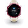 Смарт-часы Garmin Forerunner 570 42mm Raspberry Aluminium with Translucent Bone/Mango Band (010-02970-02): Фитнес-функции Пульсометр, Подсчет калорий, Альтиметр, Шагомер, Секундомер, GPS-модуль, Пульсоксиметр