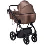 Коляска 2 в 1 Bair Infinity кожа 100% BI-02-AMO bronze pearl (бронза перламутр) фото 9