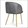 Кресло Hommex Nicole Dark Grey (арт.H-360 Dark Grey) фото 7