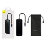 Адаптер Baseus Adapter AcmeJoy USB-C to 2xUSB3.0+USB2.0+RJ45+Type-C PD Dark Grey (WKJZ010113) фото 6