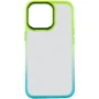 Чехол для iPhone TPU Case TPU+PC Fresh Sip Turquoise/Citric for iPhone 13 Pro Max: Цвет зеленый