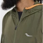 Вітровка Saucony Packaway Jacket (800281-RF) 46 (S) хакі демісезон з капюшоном: Тип застібки На молнии