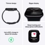 Apple Watch Series 10 46mm GPS + Cellular Natural Titanium Case з Stone Grey Sport Band - S/M (MWY93)