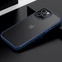Чехол для iPhone Mobile Case TPU+PC Metal Buttons Blue for iPhone 11 Pro Max: Материалы поликарбонат и полиуретан