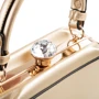 Женская сумка кросс боди Amelie Galanti золотая (A981072-gold): Фактура Плетеная, Гладкая