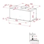 Вытяжка Perfelli BI 6512 A 1000 IV LED фото 5