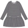 Платье H&M 629485 122-128 см черно-белое