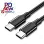Кабель UGREEN USB-C to USB-C US286 3A 60W 1.5m Black фото 3