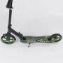 Самокат дитячий Best Scooter з PU колесами, затискачем керма і 1 амортизатором Black / Green (88919): Кількість коліс 2
