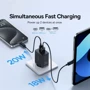 Зарядное устройство Baseus Wall Charger USB-C+USB Cube Fast Charger 20W Cluster Black (P10111403113-00) фото 14