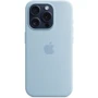 Чехол для iPhone Apple iPhone 15 Pro Silicone Case with MagSafe - Light Blue (MWNM3ZM/A): Цвет голубой
