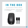 Мышь HP Travel Bluetooth Black (6SP25AA): Максимальное разрешение сенсора, dpi 1600