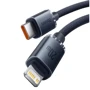 Кабель Baseus Cable USB-C to Lightning Crystal Shine 20W 2m Blue (CAJY000303) фото 4