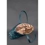 Женская сумка шоппер BlankNote зеленая (BN-BAG-34-malachite): Фактура Плетеная, Матовая, Гладкая