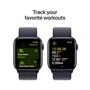 Apple Watch SE 2 2024 40mm GPS Midnight Aluminum Case with Ink Sport Loop (MXEA3QH/A) UA: Материал плетеный нейлон