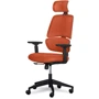 Офисное кресло Mealux Leo Air Orange (Y-543 KBY): Материал обивки С сеткой