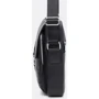 Мужская сумка через плечо Borsa Leather черная (k19747-black): Тип Сумки