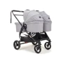 Универсальная коляска 2 в 1 для двойни Valco baby Snap Duo / Cool Grey: Материал колес полиуретан