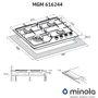 Варочная поверхность газовая Minola MGM 616224 BL фото 9