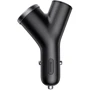Зарядний пристрій Baseus Car Charger 2хUSB Cigarette Lighter Port Black (CCALL-YX01)