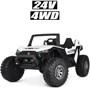 Детский двухместный электромобиль Багги Bambi Racer, белый (M 4170EBLR-1(24V)): Рекомендуемый возраст от 3 лет до 8 лет