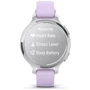 Смарт-часы Garmin Lily 2 Active Silver with Purple Jasmine Silicone Band (010-02891-01): Фитнес-функции Пульсометр, Шагомер, Подсчет калорий, Пульсоксиметр, GPS-модуль