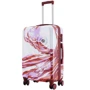 Чемодан Semi Line 24" (M) White/Red Print (T5654-2)
