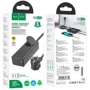 Зарядное устройство Hoco Wall Charger USB+2xUSB-C+AC NS4 Sharp PD 65W Black фото 8