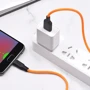 Кабель Hoco USB Cable to MicroUSB X21 2.4A 1m Black/Orange: Длина 1 м